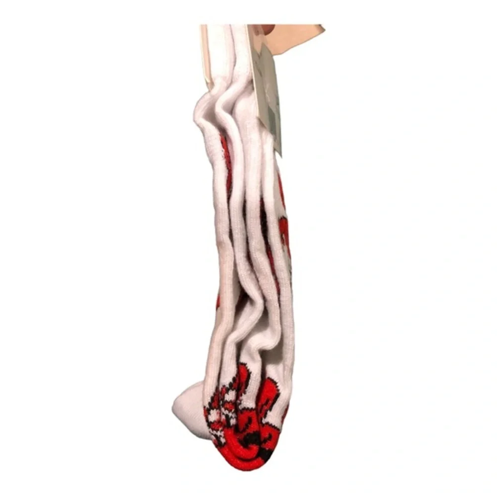 Buy 1 get 1 free! kool-aid White & red crazy‎ fun gag gift crew socks. new